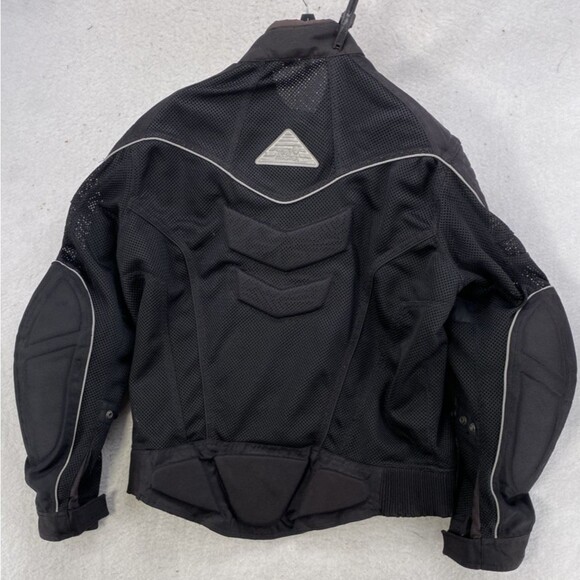 Tourmaster Intake Motorcycle Jacket Mens Size Large 44 Coat Black CE Protector - Picture 3 of 16